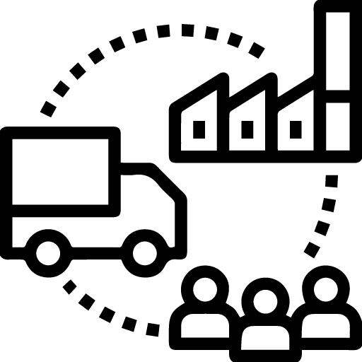 Icono de distribución